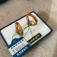 本べっこう　イヤリング　　【予定者あり】