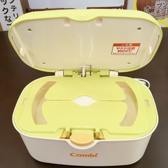 無料！クイックウォーマー②✨おしりふきあたため器✨コンビ　2013年製　箱・説明書なし✨グリーン✨動作確認済✨中古品【こちらは店舗です。浜村鹿野温泉ICから3分 買取本舗 宮本リサイクル 営業時間９～１９時 定休日水曜のみ←連絡できませんm(_ _)m】の画像