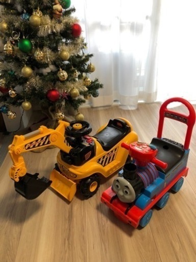 ショベルカー トーマス 乗用 2台セット