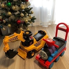 ショベルカー トーマス 乗用 2台セット