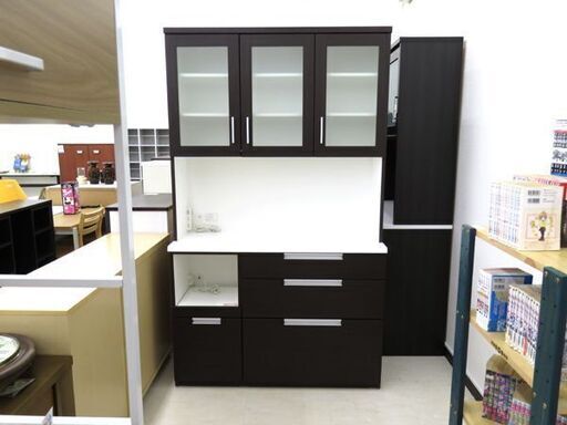 NITORI】ニトリ キッチンボード レンジ台 食器棚 収納棚 棚 DAHLIA