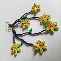 ビーズピアス