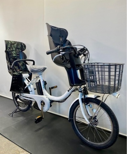 関東全域送料無料 保証付き 電動自転車 ブリヂストン ビッケ2 20インチ 12.3ah デジタル 3人乗り