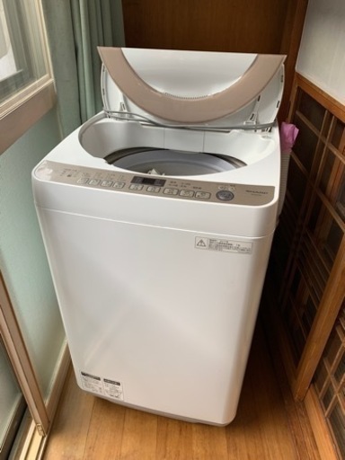 【取引終了】シャープ 全自動洗濯機 ES-KS70S