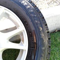 中古　スタッドレスタイヤ　145/80r13　ブリヂストン　BLIZZAK　ホイール付きの画像