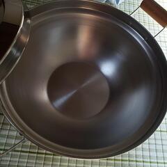 【お値下可能】未使用 特大鍋 約35cm / 有名な山本なべ  の画像