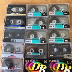 中古・新品カセットテープ15本　ノーマルポジション