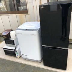 送料&設置無料　家電5点セット <国内メーカー 冷蔵庫 洗濯機>...