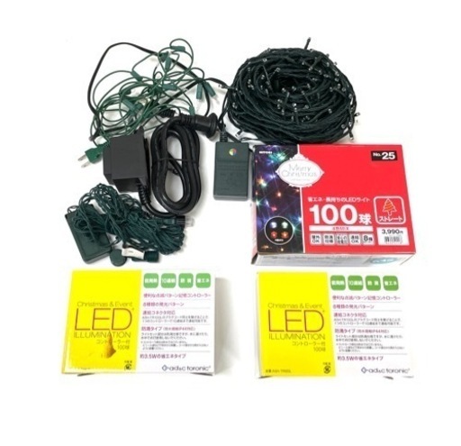 クリスマスツリー LED コントローラー  210cm 付属品 飾り セット