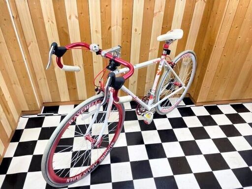 Raychell+ R+714 SunRise クロスバイク 700x23C ホワイト＆レッド