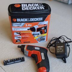 ブラックアンドデッカー リチウムスーパーコンパクトドライバー