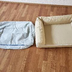 無料　犬のベッド、ベッドカバー　未使用