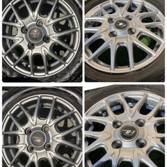 ご利用ありがとうございました！スタッドレスアルミセット‼️ ダンロップウィンターマックス01 2017年製　155/65R13の画像
