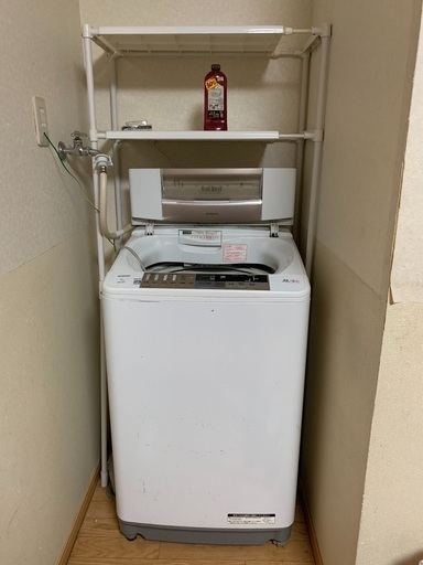 日立　洗濯機乾燥機　棚セット