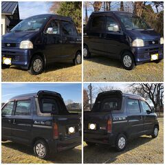 車検たっぷり 希少 ハイゼットデッキバン 4WD H16 15万キロ 5MT CD スタッドレス 全席PWの画像