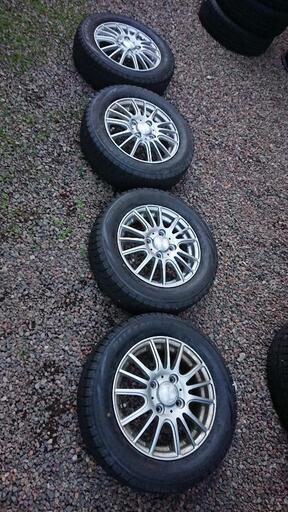 譲り先決定！【2018,2019年製】155/65/13 冬タイヤ 4本ホイールセット