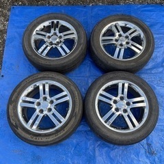 C25セレナ純正☆オーテック　195/60R16 2022年製　7.5部山 DUNLOP 4本 日産 C28 セレナ純正 オーテック AUTECH クローム