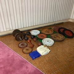 【家トレ器具】鉄アレイ、バーベル、その他