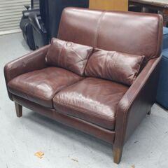 T138) unico 2Pソファ 本革 FRAYE leather sofa 2seaｔer 2シーター レザー ウニコ 家具 インテリア リビング