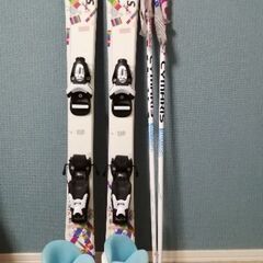 【超キレイ】ジュニアスキー５点セット（１１０ｃｍ）ＳＷＡＬＬＯＷ製　川崎市