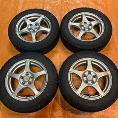 🌈185/65R15 7分山スタッドレス、アルミセット