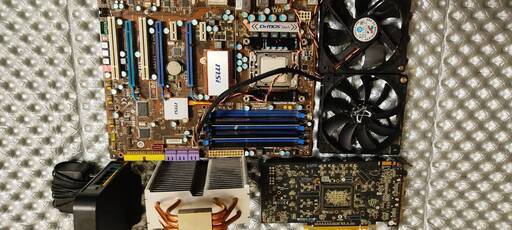 マザーセット.CPU.GPU.メモリ+おまけ。互換性完璧すぐ使える動作確認済