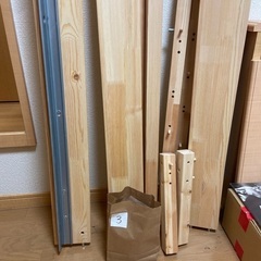 ベッドフレーム　IKEA セミダブルの画像