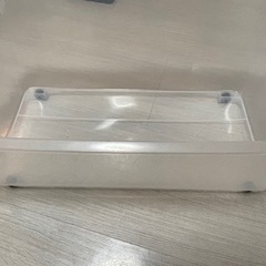 衣装ケース(蓋なし)キャスター付き