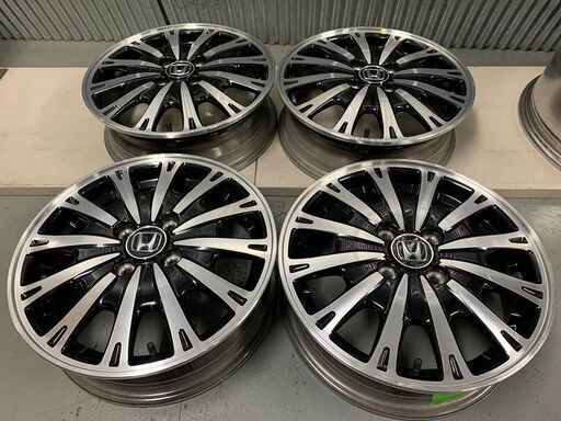 ホンダ純正★Ｎ-ＢＯX　ホンダ純正　15×4.5J　4H100　＋45　４本価格　純正ナット対応　車検OK！！　岩手　盛岡