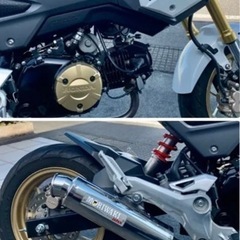 グロム  JC75後期　ホワイト　自賠責長いの画像