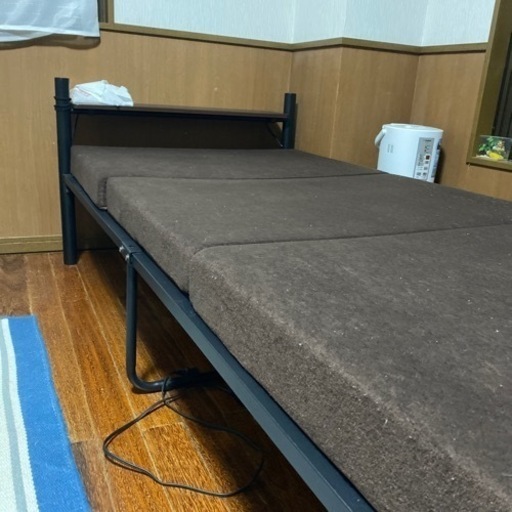 シングルベッド　マットレス付