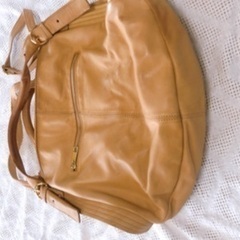 アンメートル　キャレ　1metre carre 本革　ショルダーバッグ　本皮　キャメル　ベージュ　ナチュラルの画像