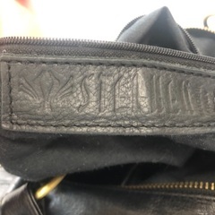 STEPHEN ステファン レザー 本革 ショルダーバッグ　黒　ブラック　本皮の画像