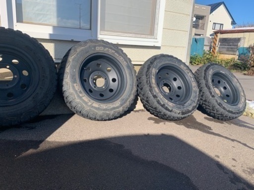 北海道　jb23  ジムニー　アクセレラ　タイヤホイールセット　16インチ　PCD139.7 5穴