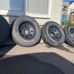 北海道　jb23  ジムニー　アクセレラ　タイヤホイールセット　16インチ　PCD139.7 5穴
