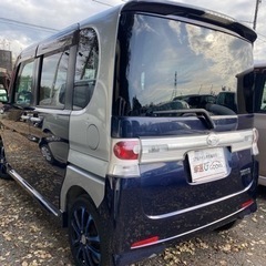 🌟総額45万円‼️🌟車検2年付⭕️🌟底走行40000km‼台️🌟タントカスタム仕様⭕️🌟シルバーとネイビーのツートーンでお洒落⭕️の画像