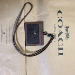 値下げします！　coach カードホルダーの画像