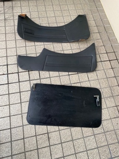 探すと無い希少‼️ ja11リアフェンダー裏パネル、リア窓ガラスラバー塗装