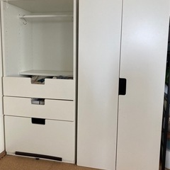 IKEA イケア STUVA クローゼットとタンス棚セット