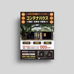 【ジモティ特別価格】印象に残るチラシ作成いたします。 − 大阪府