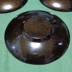 山中漆器 茶托５枚セットの画像