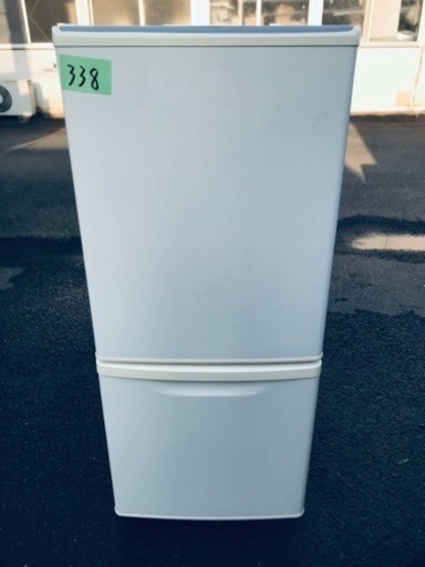 ②338番 Panasonic✨ノンフロン冷凍冷蔵庫✨NR-B142W-W‼️