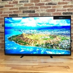 即日受渡❣️4K対応43型テレビ1年前購入。迫力ある大画面で。23000円❗️