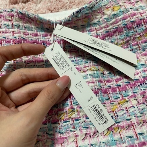 カラーリボンツイード セットアップ スーツ ANAYI ジュールトゥルニエ