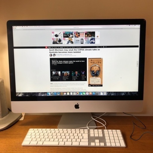 Mac27㌅パソコンとキーボード 32GB 美品