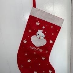 クリスマスハローキティーソックスの画像