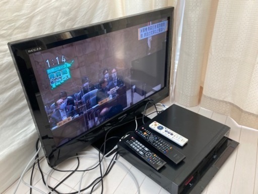 【お取引先決まりました】東芝レグザ　32型テレビ　レコーダーセット