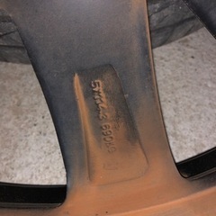 【値引き¥25,000→¥20,000】18インチ　ホイール　タイヤ　4本　7.5J 114.3 5穴の画像