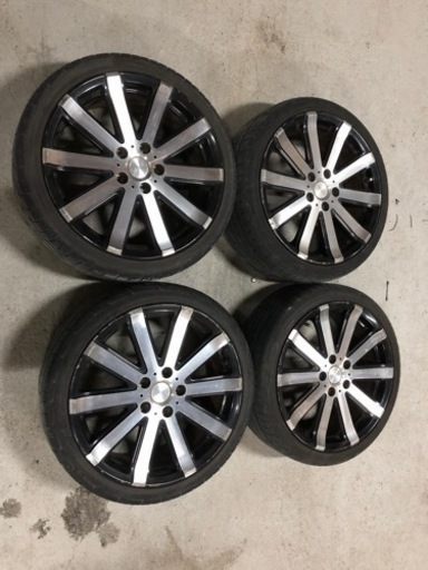 【値引き¥25,000→¥20,000】18インチ　ホイール　タイヤ　4本　7.5J 114.3 5穴