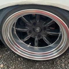当時物　ワタナベ　15インチ　9.5J-19 2本　ホイールタイ...